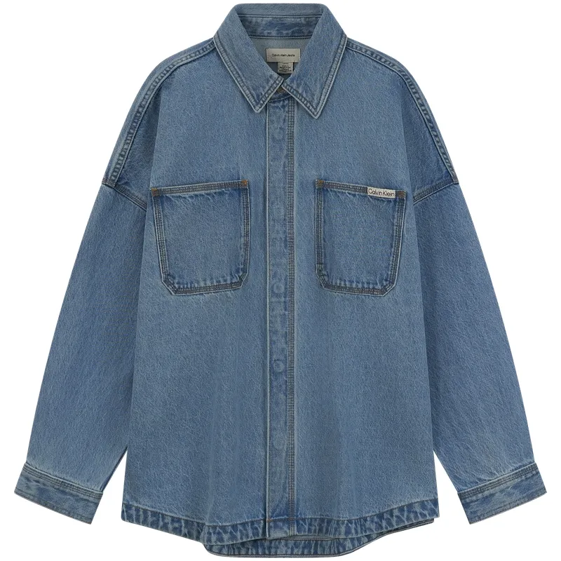CALVIN KLEIN Shirt Women's Denim Light Blue