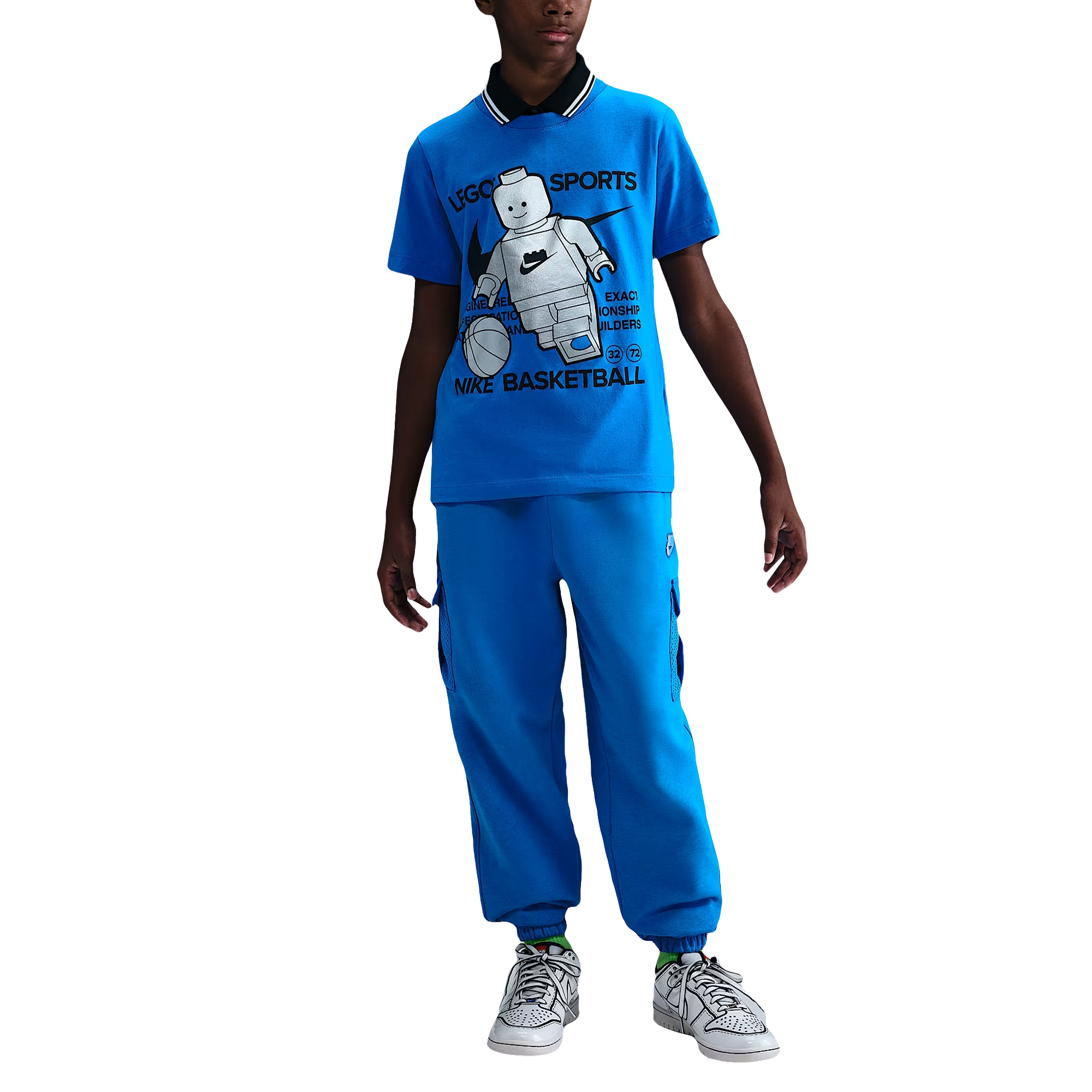Детская футболка Nike x LEGO T FW25 (синяя)