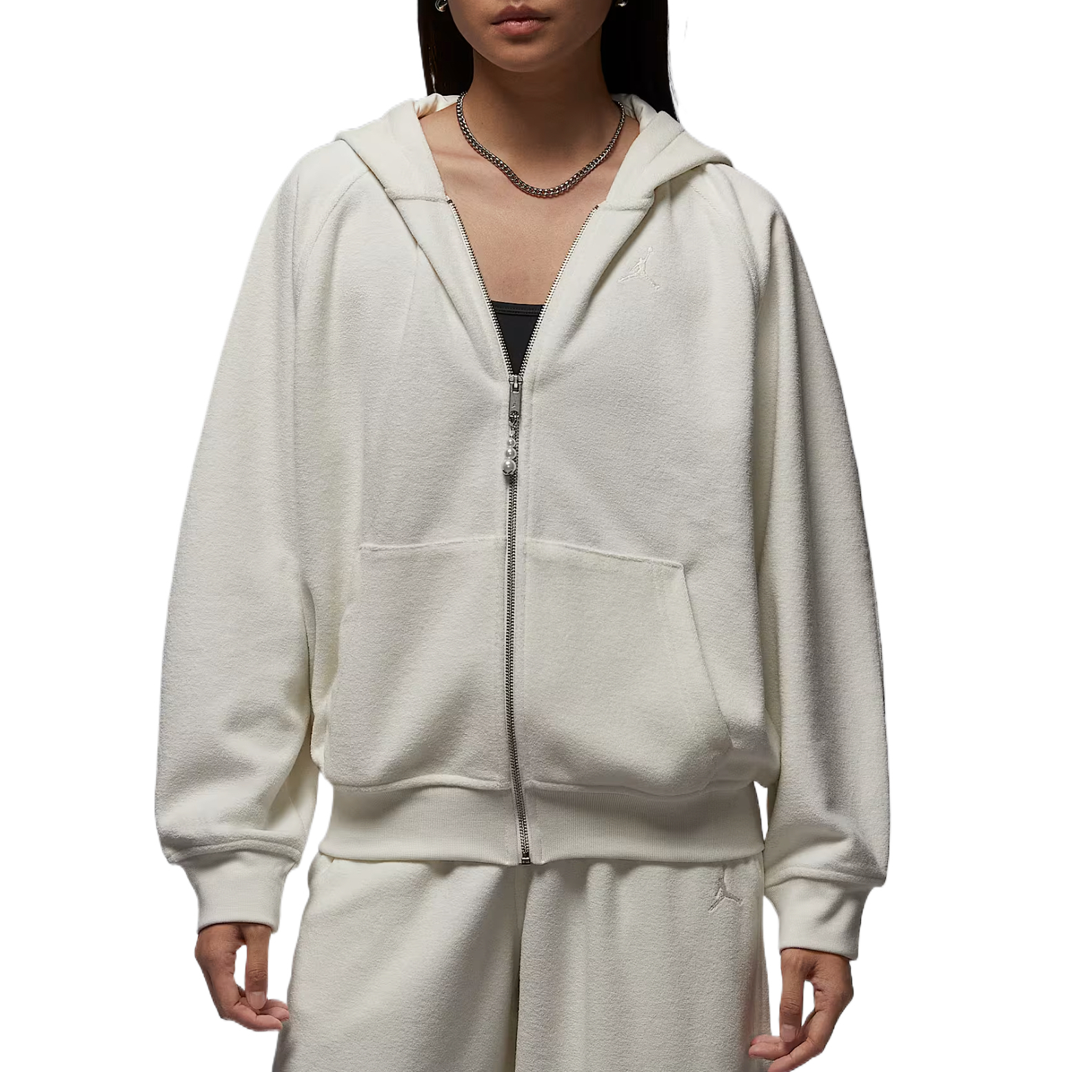 Женское худи Jordan Flight Hoodie (серое)