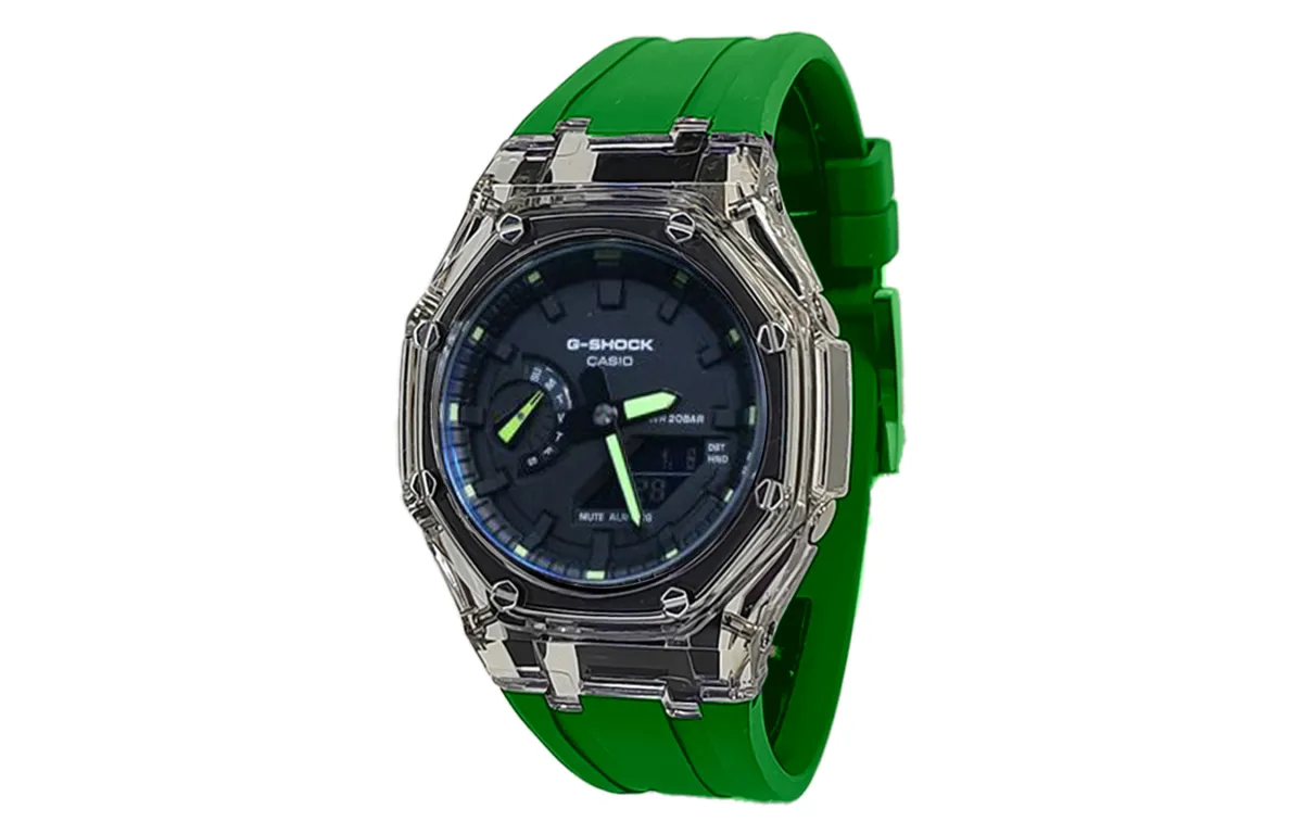 CASIO Men Liquid Crystal/Analog Dual Display Series Black Watch