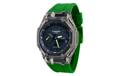 CASIO Men Liquid Crystal/Analog Dual Display Series Black Watch
