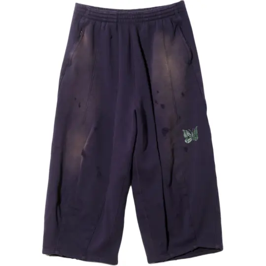 Needles FW25 Deconstructed H.D. Sweat Pant Cotton French Terry Casual Pants Unisex