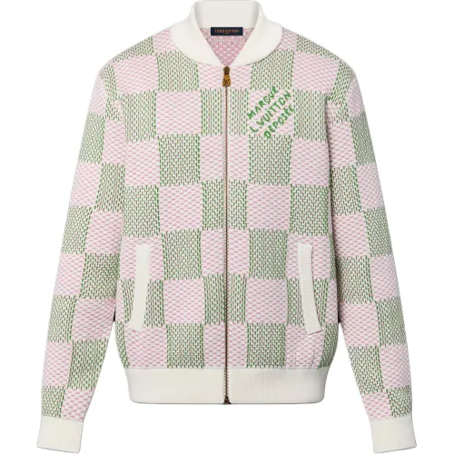 LOUIS VUITTON By Tyler The Creator Damier Jacquard Cotton Zip Through Blouson