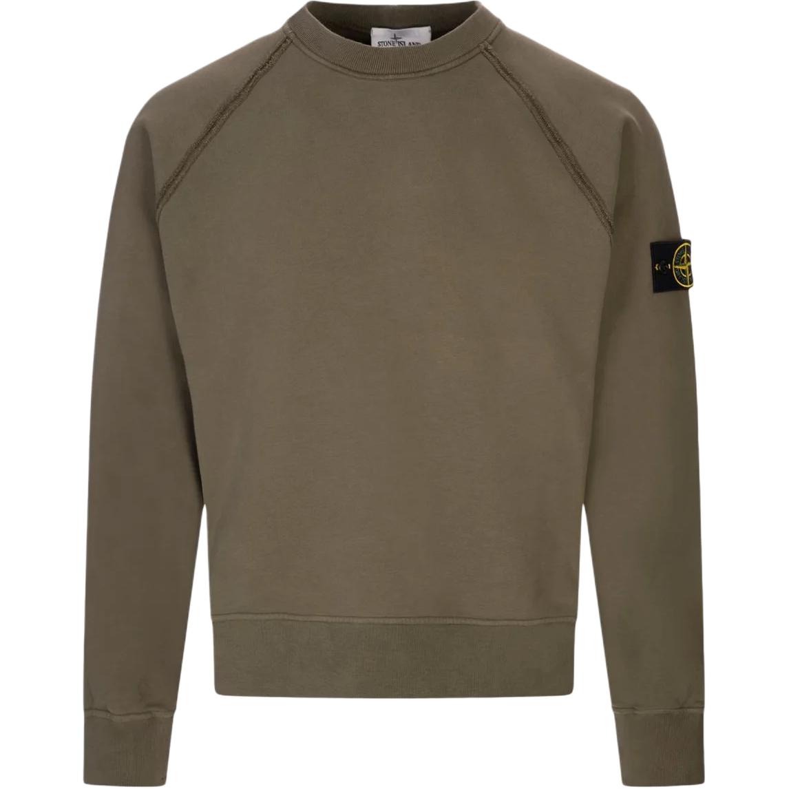 Мужское худи STONE STONE ISLAND (зеленое)