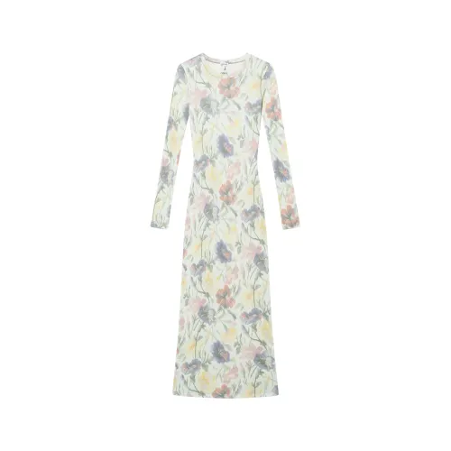 Loewe Morning Glory Floral Printed Slim Fit Dress