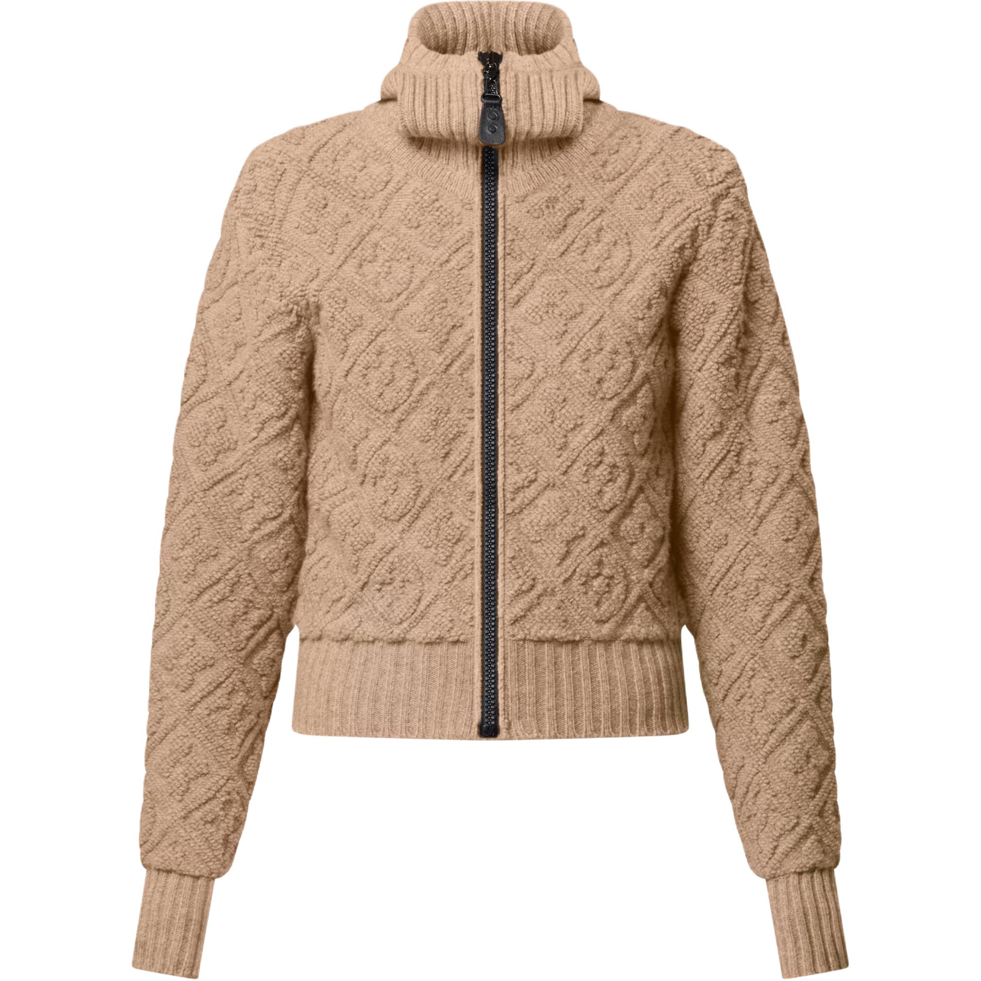 Женское худи Louis Vuitton LOUIS VUITTON FW25 GOLD MINE (коричневое)