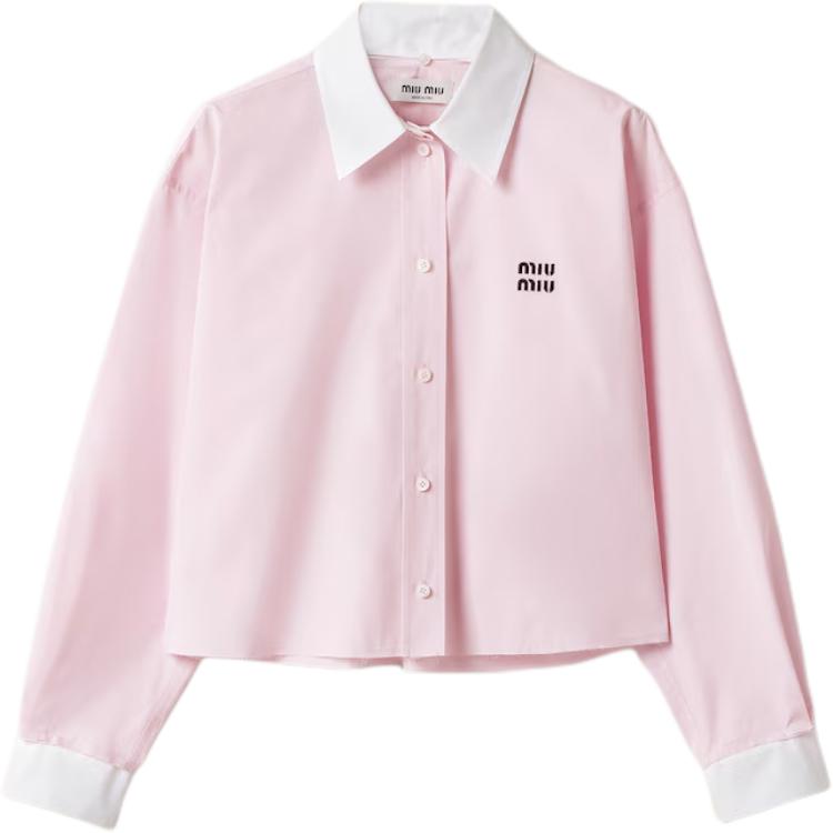 Женская рубашка MIU MIU (розовая)