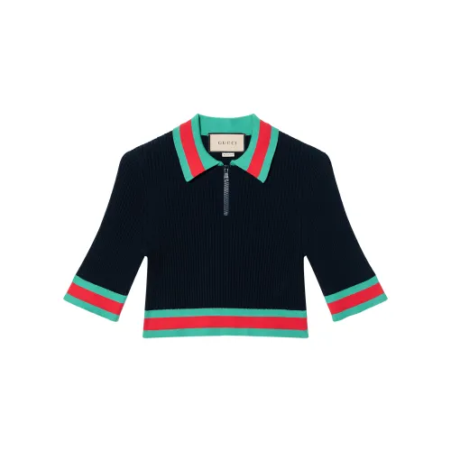 GUCCI Cropped Polo Shirt