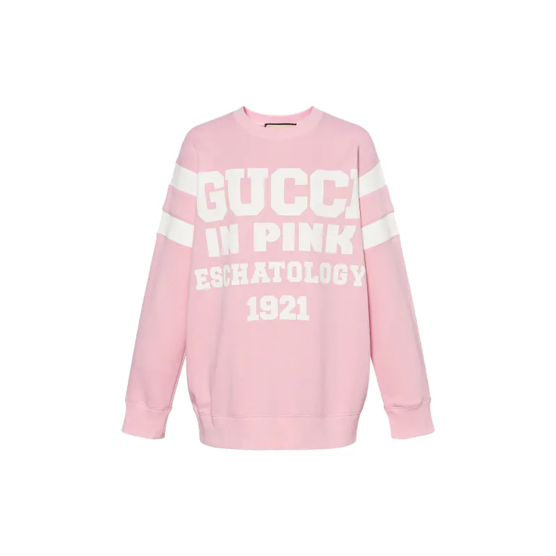 GUCCI 'GUCCI In Pink Eschatology 1921' Sweatshirt