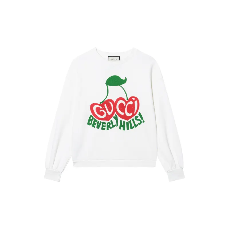 【Previous Season】cherry print sweatshirt