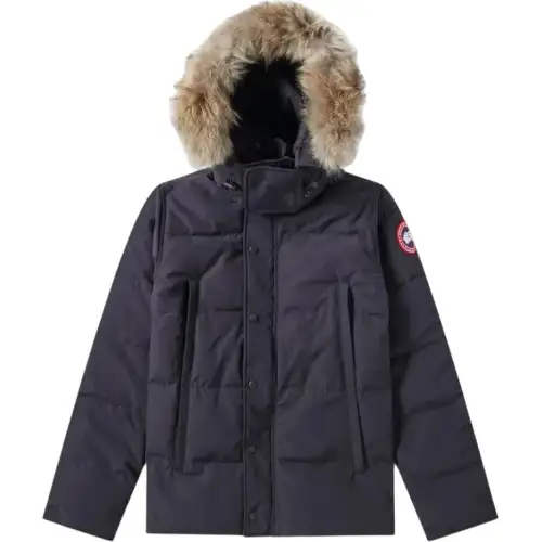Canada Goose Wyndham Down Jacket Parka Coat, Winter Unisex Dark Blue