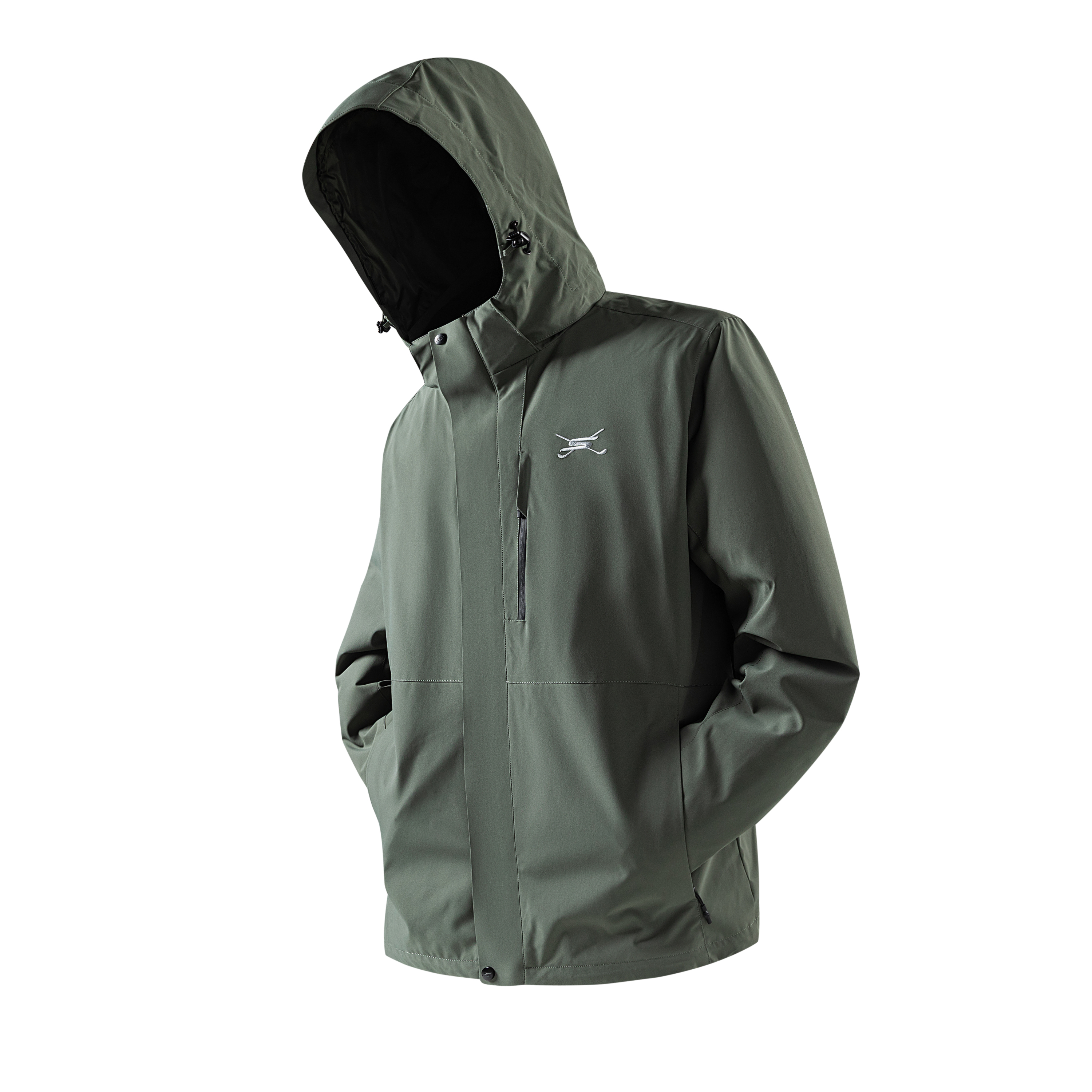 Skechers Skechers, velvet climbing jacket, keep warm removable liner with hood, cardigan for men and women, goose down, three-in-one, loose fit, high collar, for beloved
