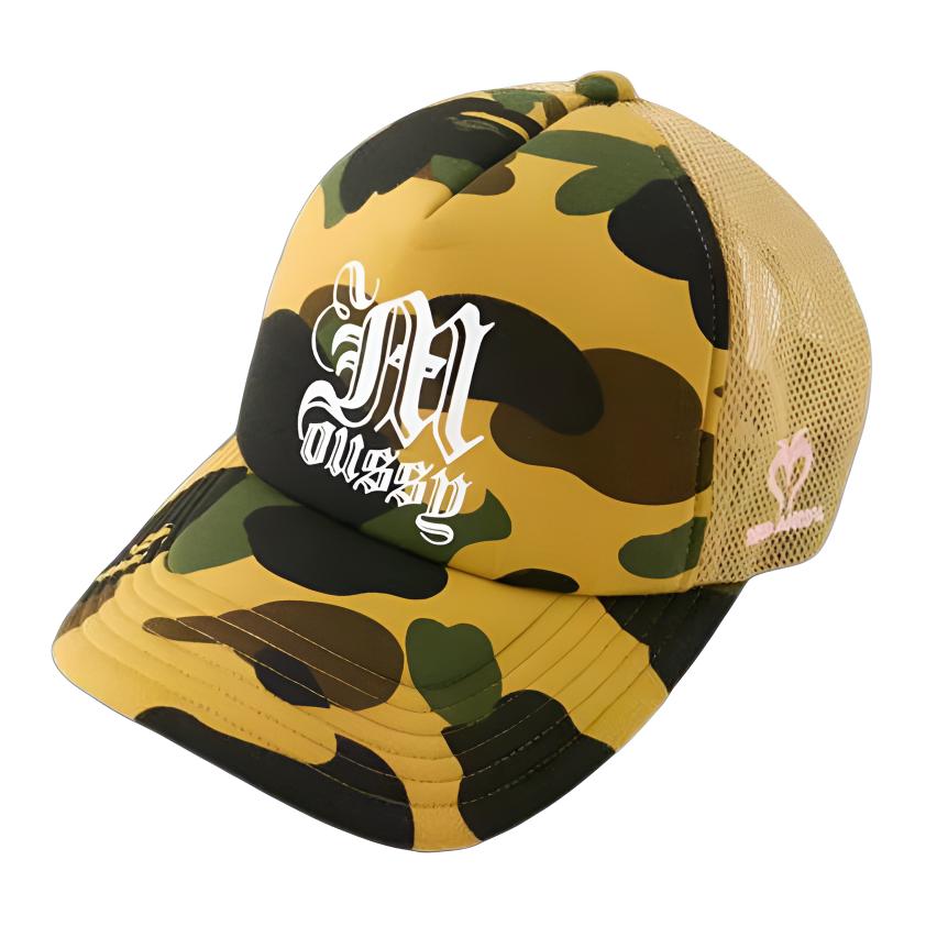 Кеды A Bathing Ape x Moussy Camo (бежевые)