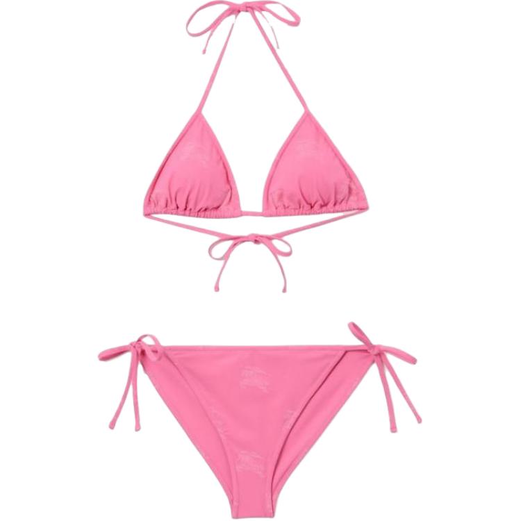 Burberry EKD Printed Tie Fastened Two Piece Bikini