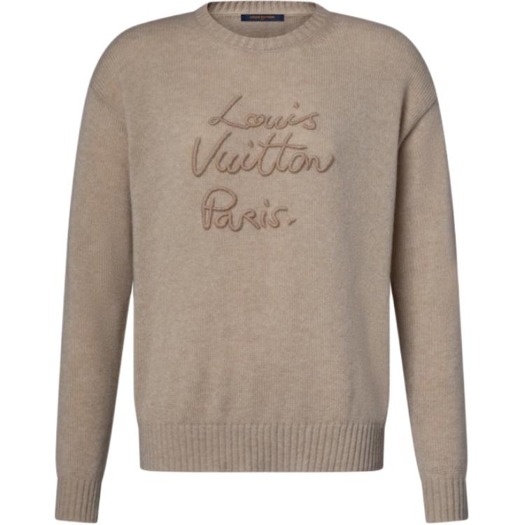 Женский джемпер Louis Vuitton FW25 GOLD MINE (черный)