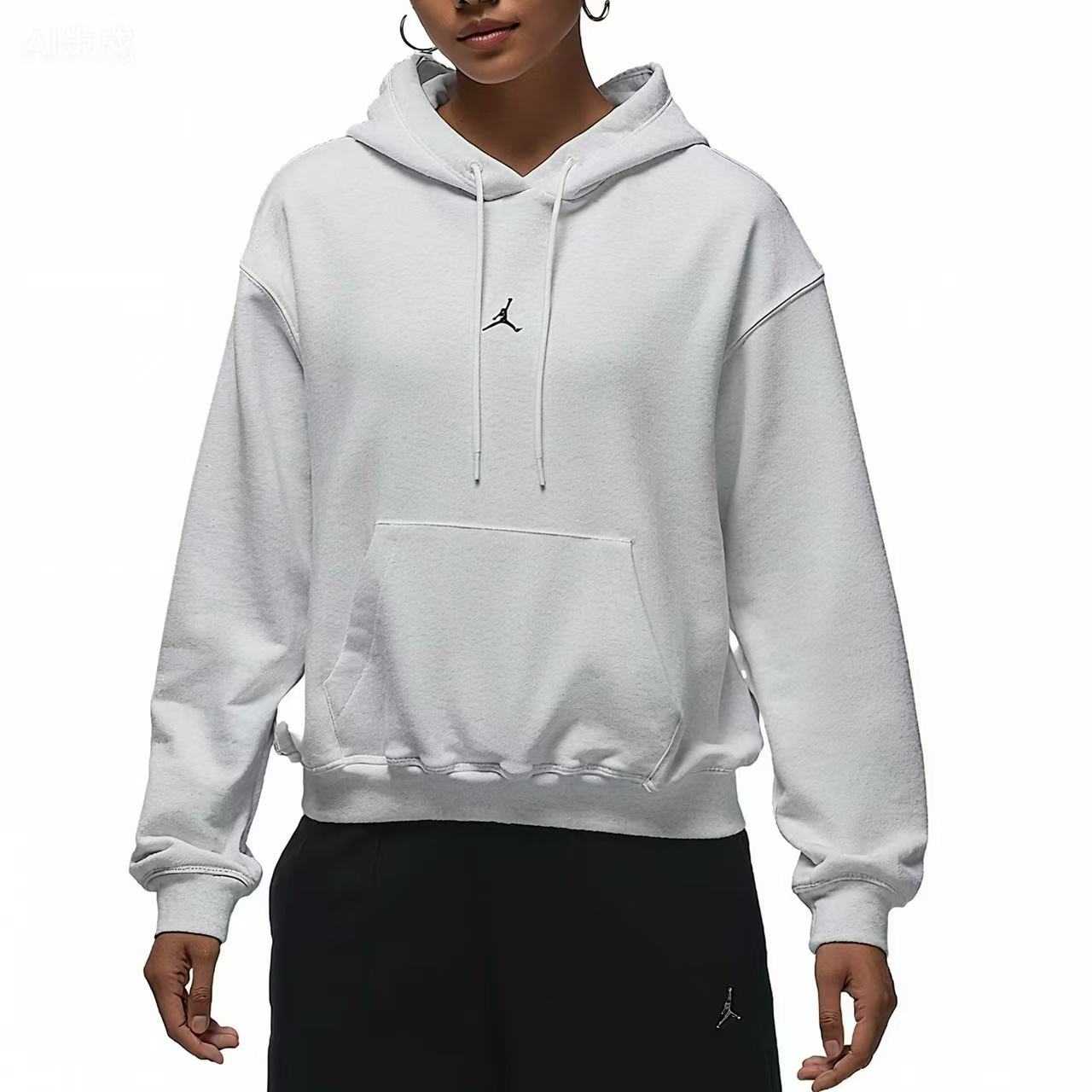 Женское худи Jordan Sport Crossover Dri-FIT (бежево-черное)