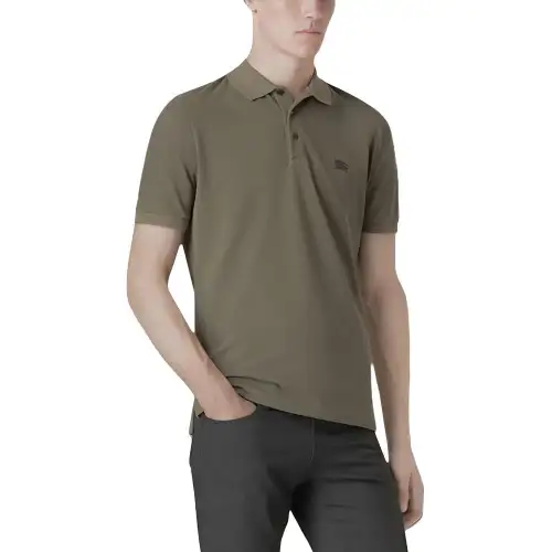 Burberry Polo Shirt Men's Green