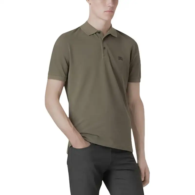 Burberry Polo Shirt Men's Green