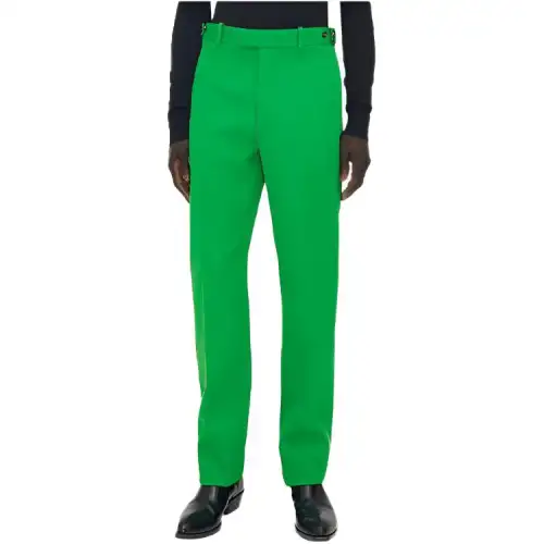 Bottega Veneta Suit Pants Men's Parrot Green Moderate