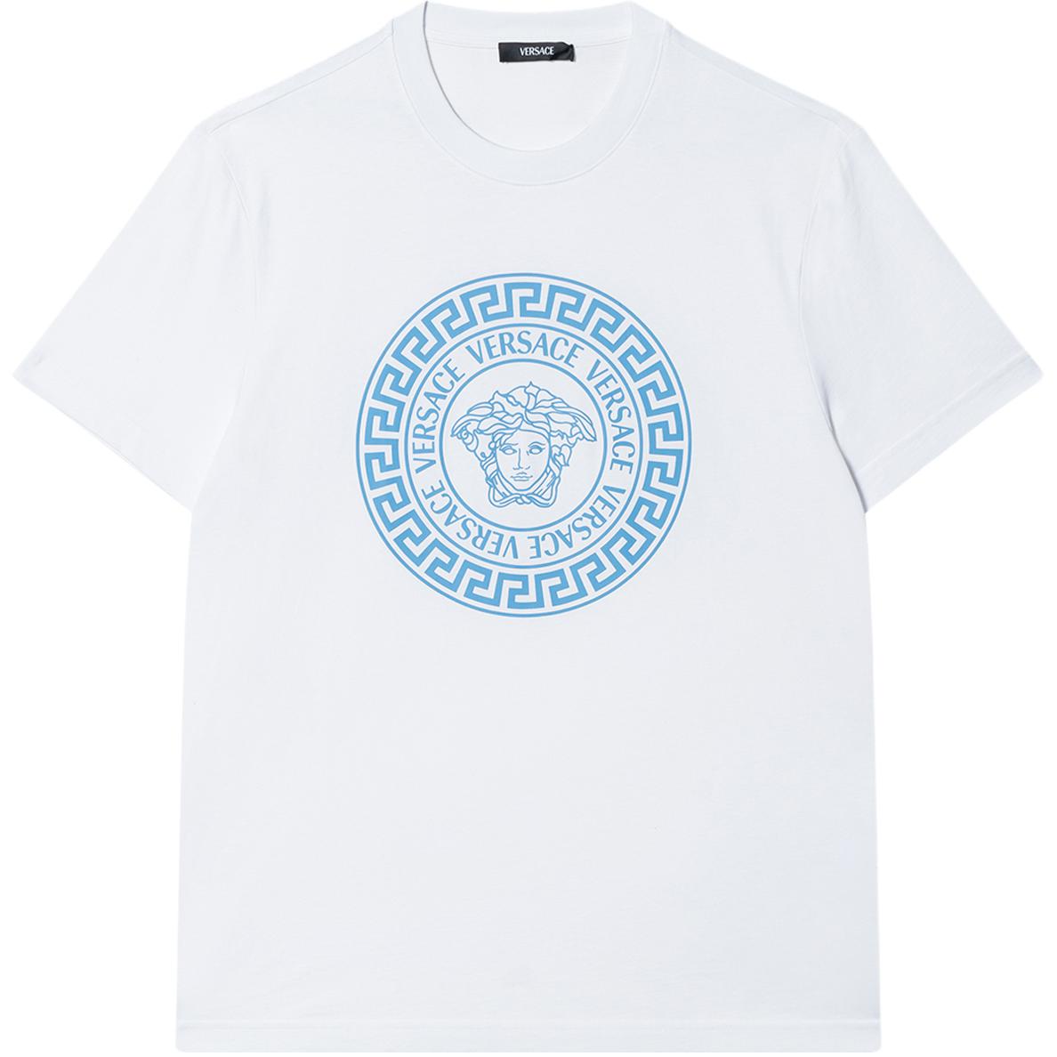 Мужская футболка Versace VERSACE SS25 T (белая с принтом)