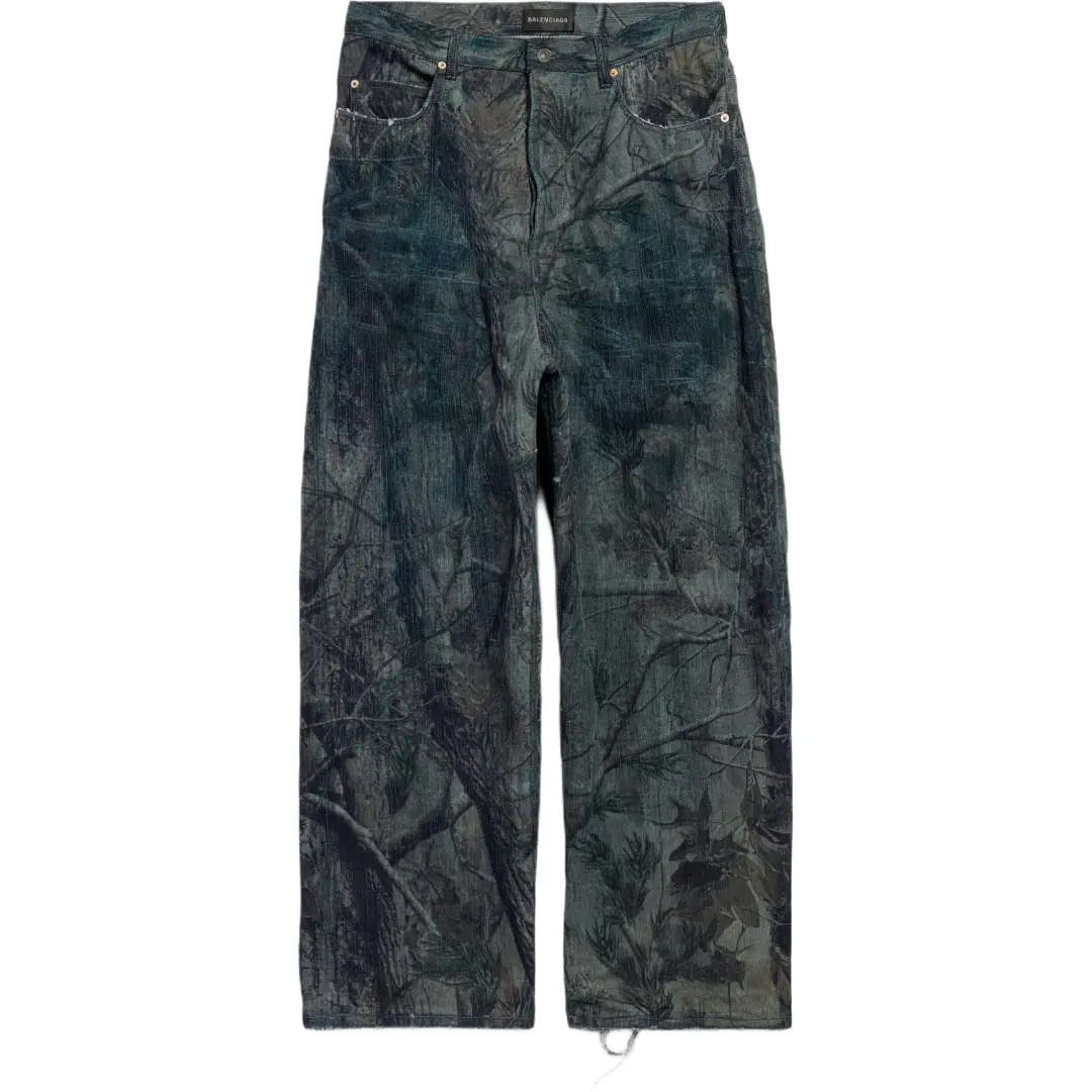 Balenciaga Mid-Waisted Baggy Jeans