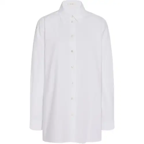 THE ROW Shirts Women's White Lapel Moderate Other