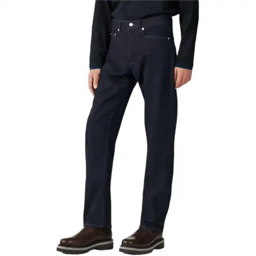 HERMES Jeans Men's Indigo Moderate Straight Fit Pants