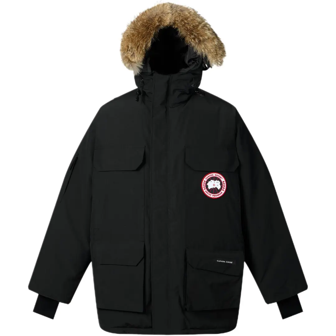 Canada Goose Expedition Collection Down Jacket Europe Version Unisex Black