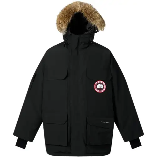 Canada Goose Expedition Collection Down Jacket Europe Version Unisex Black