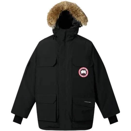Canada Goose Expedition Collection Down Jacket Europe Version Unisex Black