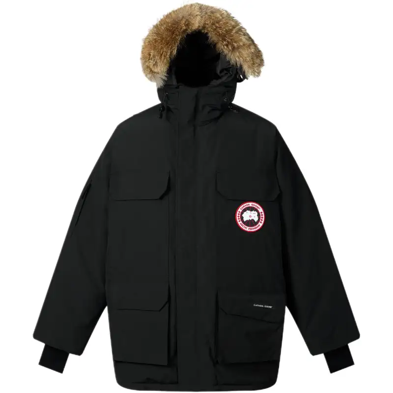 Canada Goose Expedition Collection Down Jacket Europe Version Unisex Black