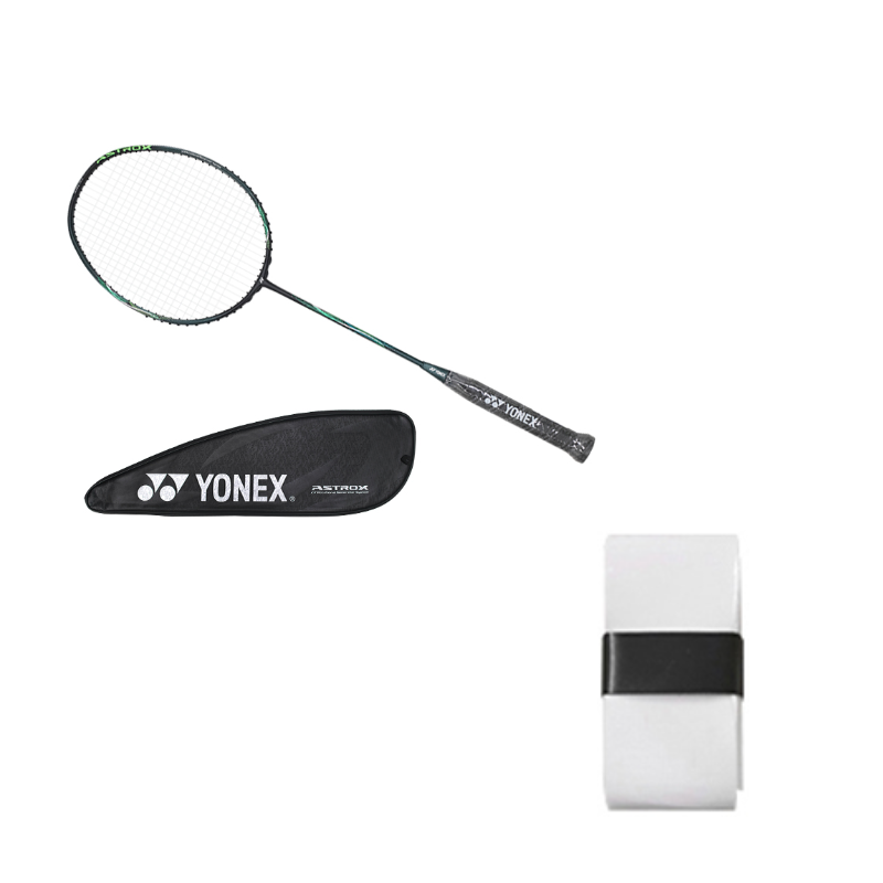 YONEX Tianfu AX Jet Black BKEX Full Carbon Badminton Rackets Offensive Type Heavy Head, Stiff Shaft Advanced Level