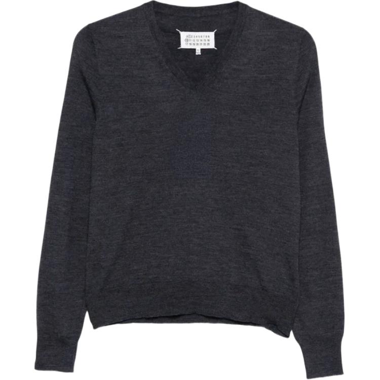 Женский свитер Maison Margiela (серый/однотонный)