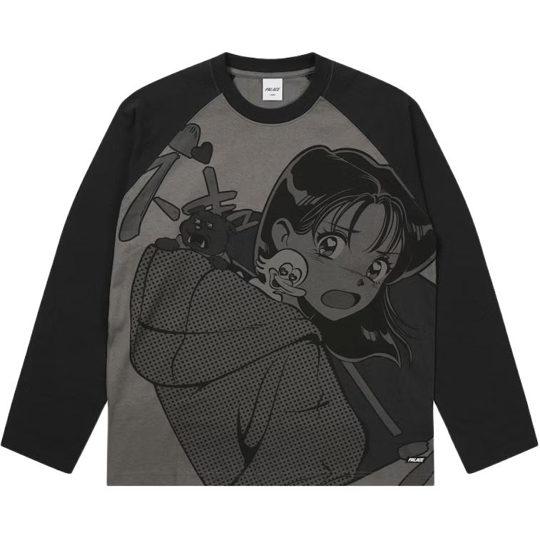 Футболка Palace FW25 REAR VIEW RAGLAN LONGSLEEVE (разноцветная)