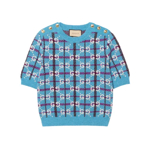 GUCCI SS23 Knitwear Women's Lake Blue