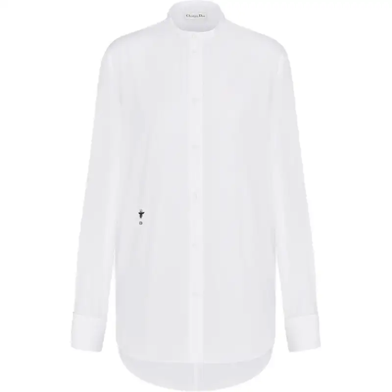 Christian DIOR Removable Ruched Collar Blouse