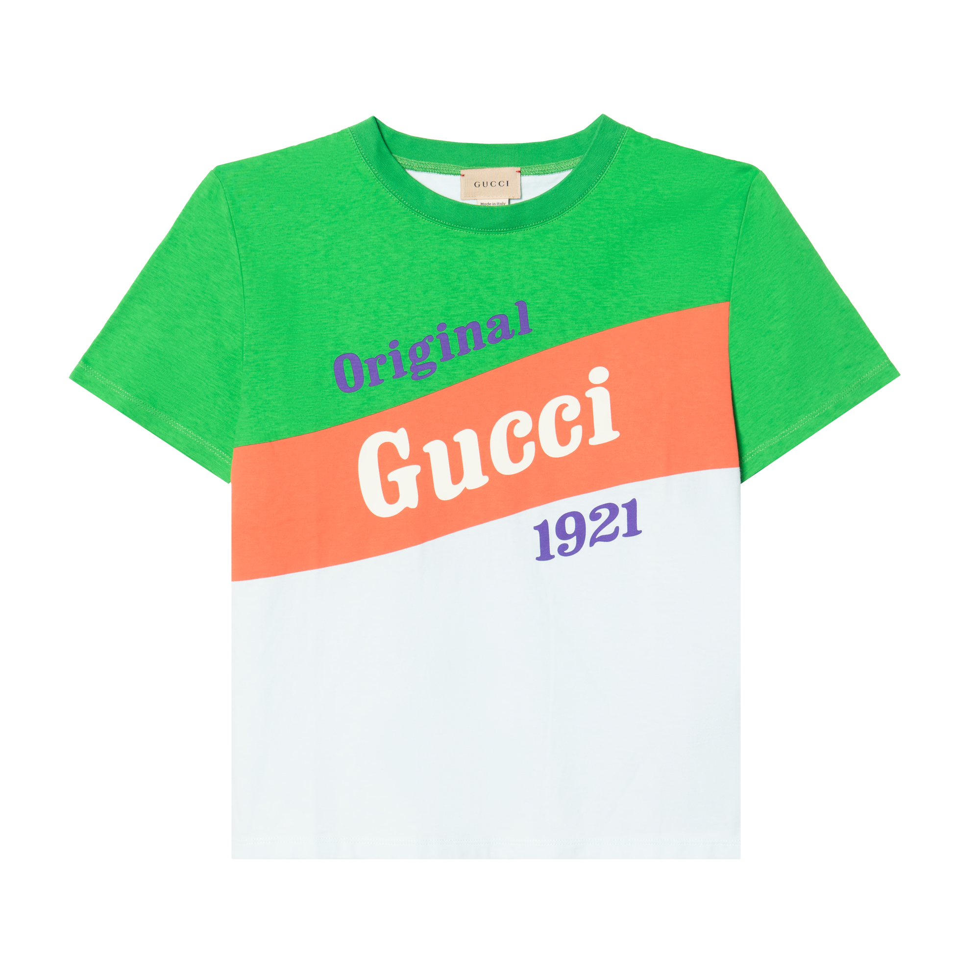 Футболка Gucci 575114-XJEY6-4724 (зеленая)