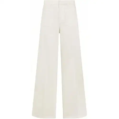 DIOR Casual Pants Women's White Moderate Flared Pants