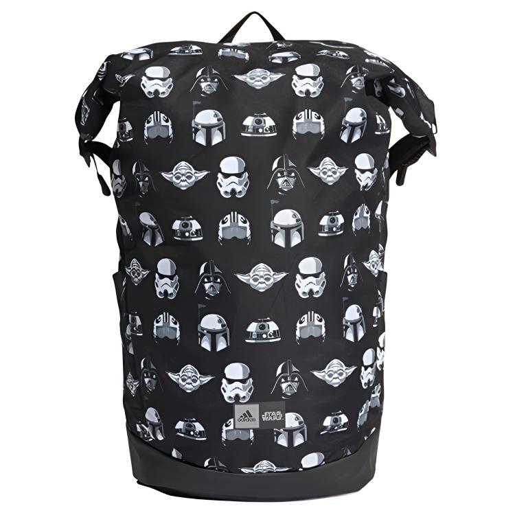 Adidas Star Wars, Collaboration Printed Pattern Recycled Material Backpack Regular Unisex Black