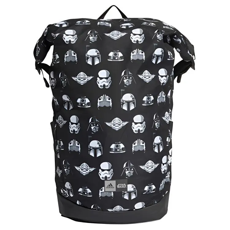 Adidas Star Wars, Collaboration Printed Pattern Recycled Material Backpack Regular Unisex Black