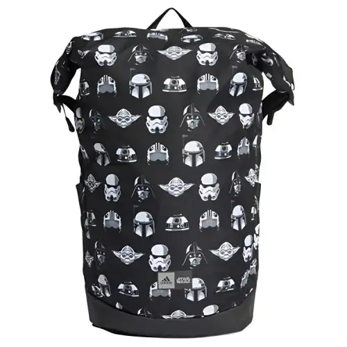 Adidas Star Wars, Collaboration Printed Pattern Recycled Material Backpack Regular Unisex Black