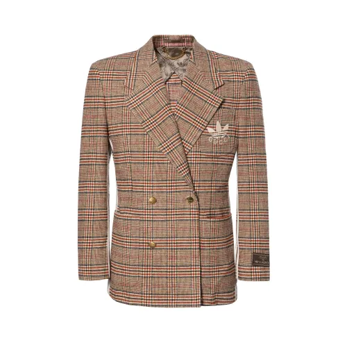 GUCCI x Adidas Originals Business Suit Coat Men's Beige