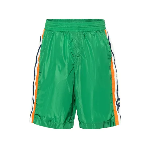 GUCCI Casual Shorts Men's Green Moderate
