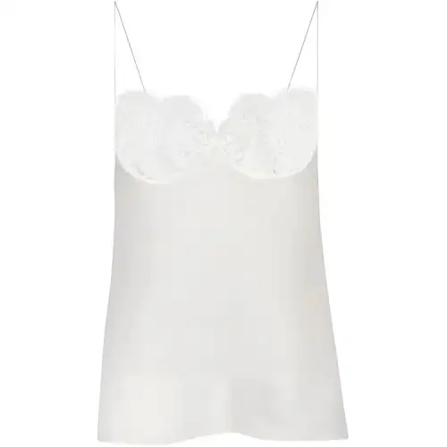 SAINT LAURENT Tank Top Women's White