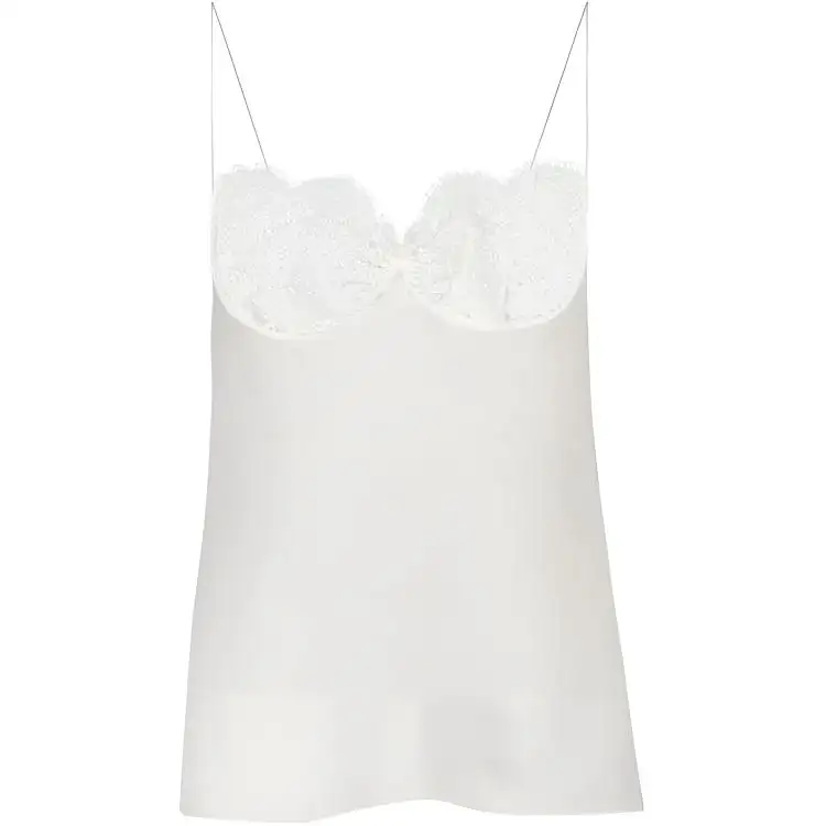 SAINT LAURENT Tank Top Women's White