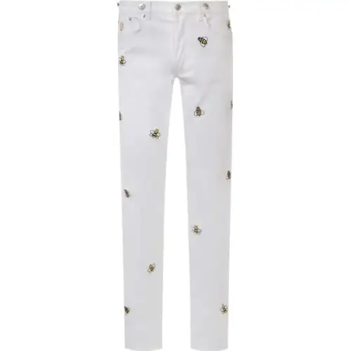 DIOR x KAWS FW23 Jeans Men's White
