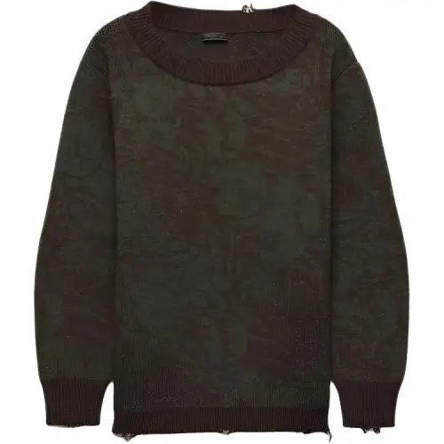 PRADA Sweaters Men's Ebony Crew Neck Moderate