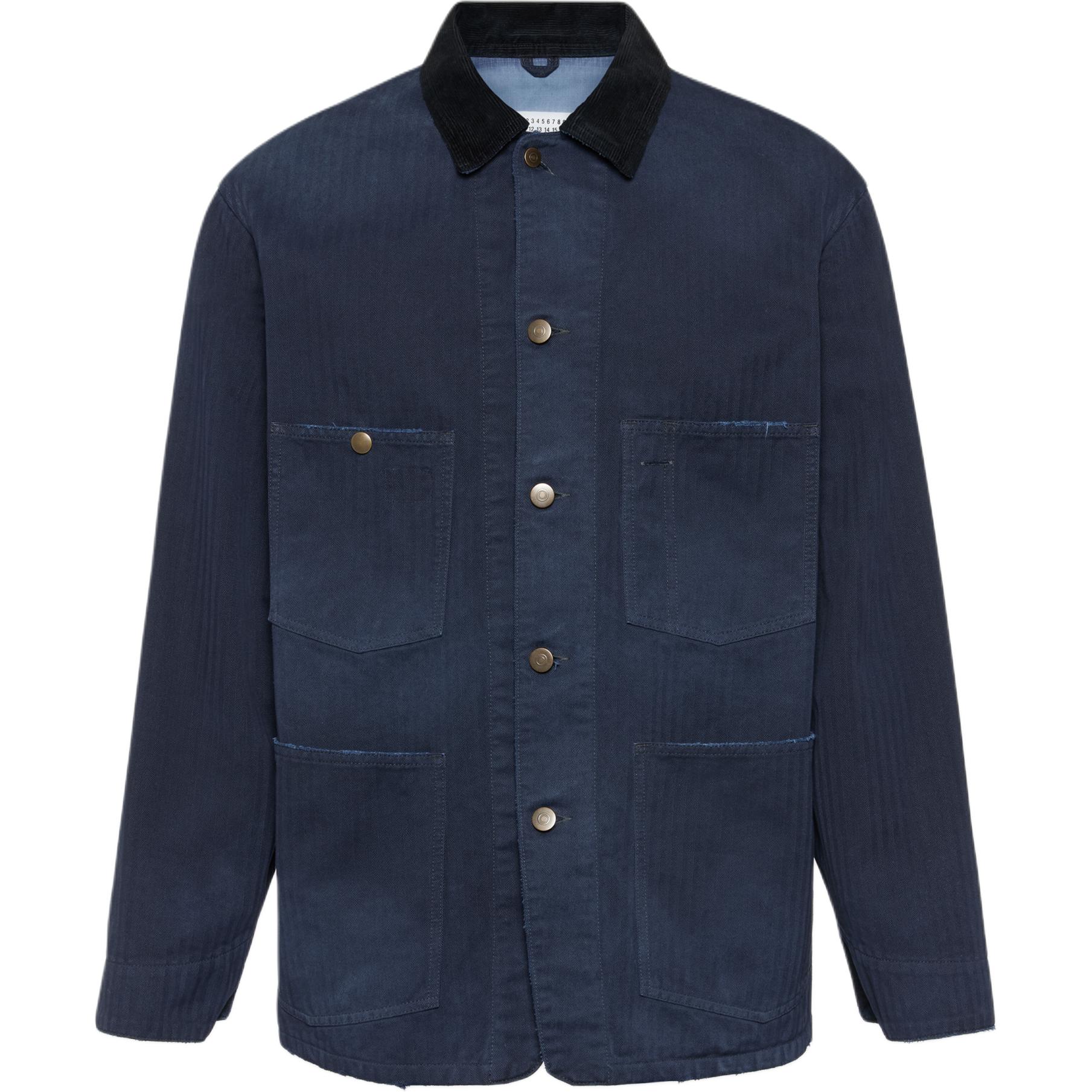 Мужская куртка Maison Margiela Herringbone Jacket (серая)