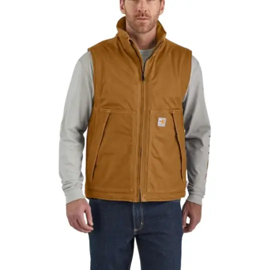 Carhartt WIP Vests Unisex Brown Crew Neck Other