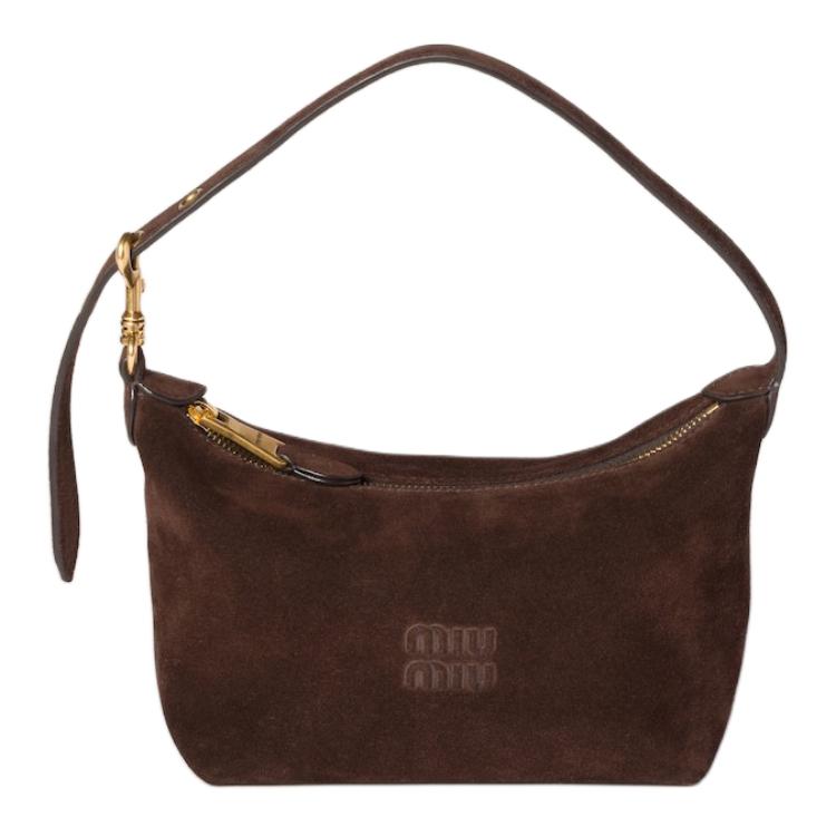Женская сумка MIU MIU Top Handle (темно-коричневая)